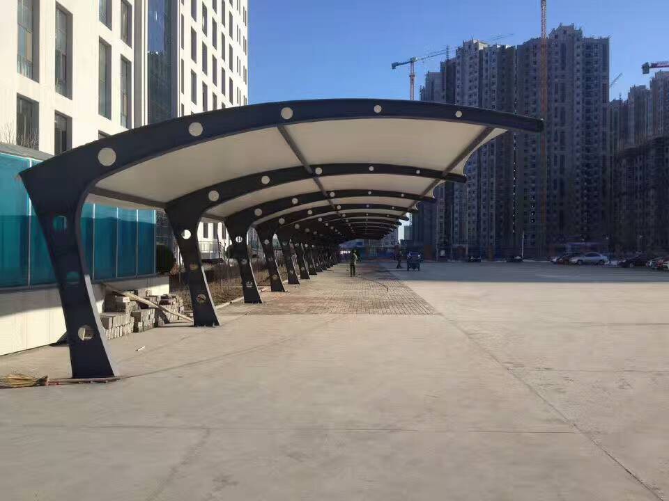 膜結(jié)構(gòu)汽車棚停車棚骨架式