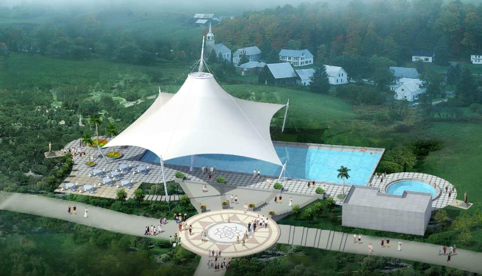 安徽海德思膜結構游泳池頂棚 安徽海德思膜結構游泳池頂棚