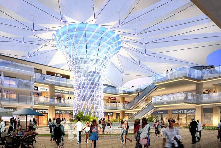 商業(yè)膜結(jié)構(gòu)頂棚 商業(yè)膜結(jié)構(gòu)頂棚