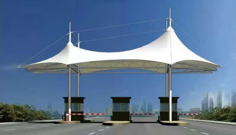 膜結(jié)構(gòu)收費(fèi)站大棚