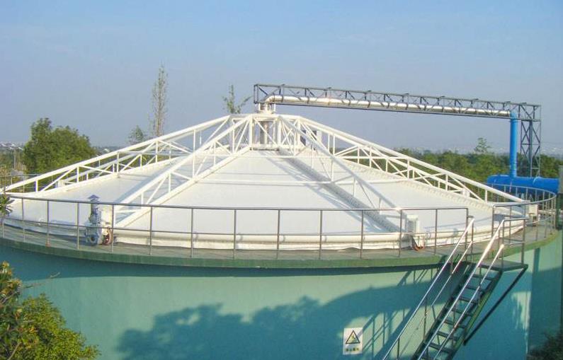 安徽海德思污水池加蓋反吊膜結(jié)構(gòu) 安徽海德思污水池加蓋反吊膜結(jié)構(gòu)