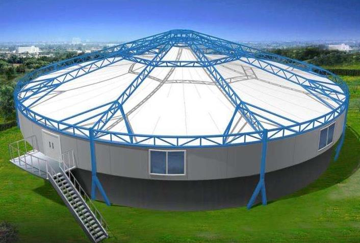 膜結構污水處理池封頂 膜結構污水處理池封頂