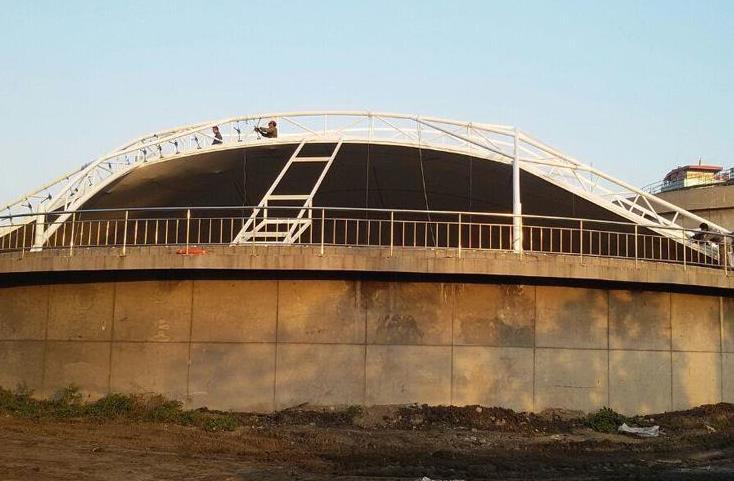 安徽海德思污水池膜結(jié)構(gòu)集氣罩 安徽海德思污水池膜結(jié)構(gòu)集氣罩