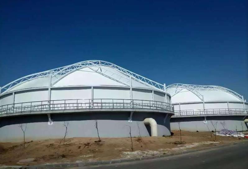 圓形帳篷膜結(jié)構(gòu)污水池加蓋 圓形帳篷膜結(jié)構(gòu)污水池加蓋