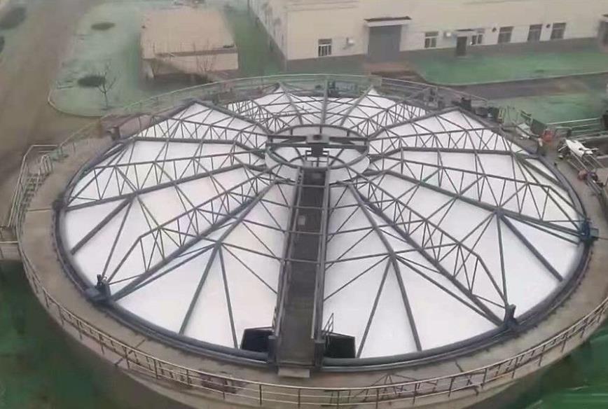 污水池加蓋膜結(jié)構(gòu) 污水池加蓋膜結(jié)構(gòu)